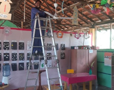 Bringing Comfort to Learning: Ceiling Fan Donation Transforms Learning Experience Wilpotha Anura Primary School